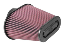 Load image into Gallery viewer, K&amp;N Universal Air Filter 3 11/16in Flange x 8 3/4 x 5 1/2in Base x 6 3/8 x 3 3/16in Top x 7in Height - Main Product View