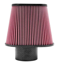 Load image into Gallery viewer, K&amp;N Universal Air Filter 3 11/16in Flange x 8 3/4 x 5 1/2in Base x 6 3/8 x 3 3/16in Top x 7in Height - Detail View