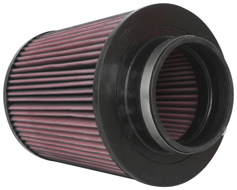 K&N Universal Air Filter 4-1/2in Flange / 8in Base / 6-5/8in Top / 8in Height - Side View