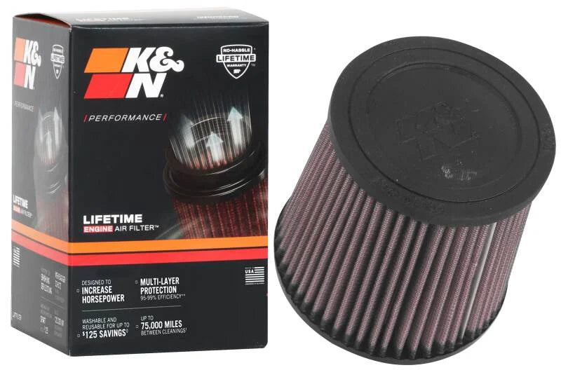K&N Universal Air Filter 4in Flange / 5-3/8 in Base / 4-1/2in Top / 5in Height - Additional View 8