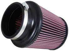 Load image into Gallery viewer, K&amp;N Universal Air Filter (4in. Flange / 6in. Base OD / 4-5/8in. Top OD / 6in. Height) - Side View
