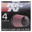 Load image into Gallery viewer, K&amp;N Universal Air Filter (4in. Flange / 6in. Base OD / 4-5/8in. Top OD / 6in. Height) - Back View