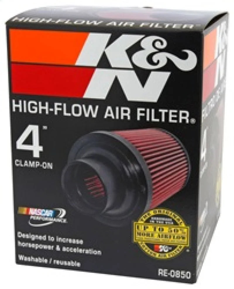 K&N Universal Air Filter (4in. Flange / 6in. Base OD / 4-5/8in. Top OD / 6in. Height) - Additional View 8