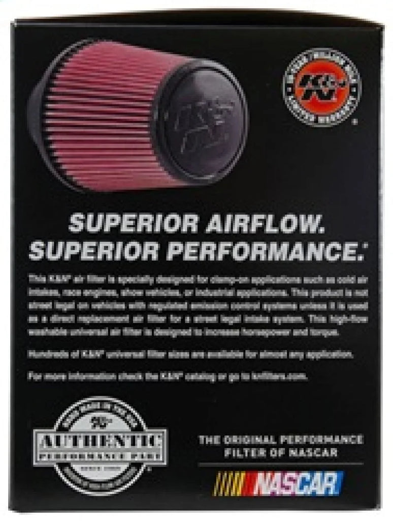 K&N Universal Air Filter (4in. Flange / 6in. Base OD / 4-5/8in. Top OD / 6in. Height) - Additional View 13