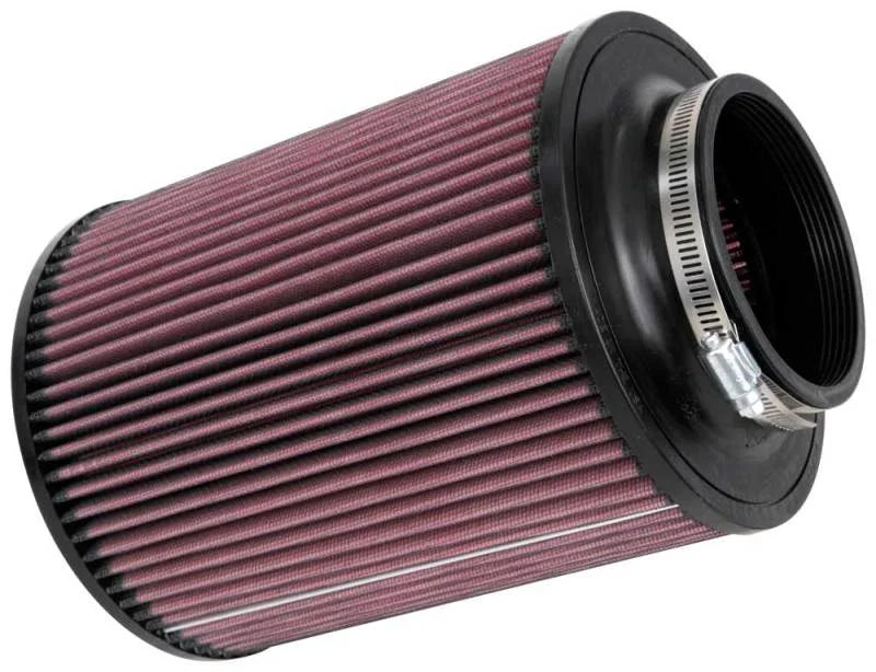 K&N Universal Air Filter 4in Flange ID 7in OD 9in Height - Back View