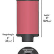 Load image into Gallery viewer, K&amp;N Universal Air Filter 4in Flange ID 7in OD 9in Height - Installation View