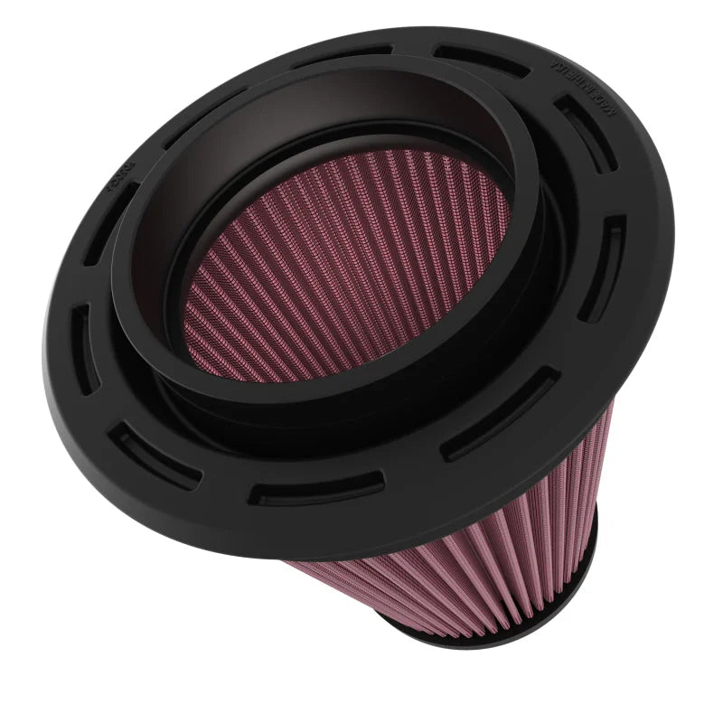 K&N Universal Air Filter 5In FLG 8-1/2In B - 5in T - 9-1/2in H GEN 3 - Side View