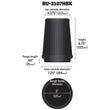 Load image into Gallery viewer, K&amp;N Universal Air Filter (5in Flange / 6-1/2in Base / 4-3/8in Top OD / 8-3/4in Height) - Detail View