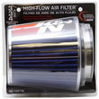 Load image into Gallery viewer, K&amp;N Universal Air Filter Chrome Round Tapered Blue - 4in Flange ID x 1.125in Flange Length x 5.5in H - Additional View 9