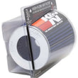 Load image into Gallery viewer, K&amp;N Universal Air Filter Chrome Round Tapered Blue - 4in Flange ID x 1.125in Flange Length x 5.5in H - Additional View 10
