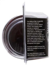 Load image into Gallery viewer, K&amp;N Universal Air Filter Chrome Round Tapered Red - 4in Flange ID x 1.125in Flange Length x 9.5in H - Additional View 10