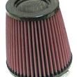 Load image into Gallery viewer, K&amp;N Universal Air Filter - Round Tapered 4in Flange ID / 5.375in Base OD / 4in Top OD / 5.5in H - Main Product View