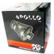 Load image into Gallery viewer, K&amp;N Universal Apollo Black Cold Air Intake - 70mm OD FLG PP - Side View