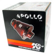 Load image into Gallery viewer, K&amp;N Universal Apollo Black Cold Air Intake - 70mm OD FLG PP - Back View