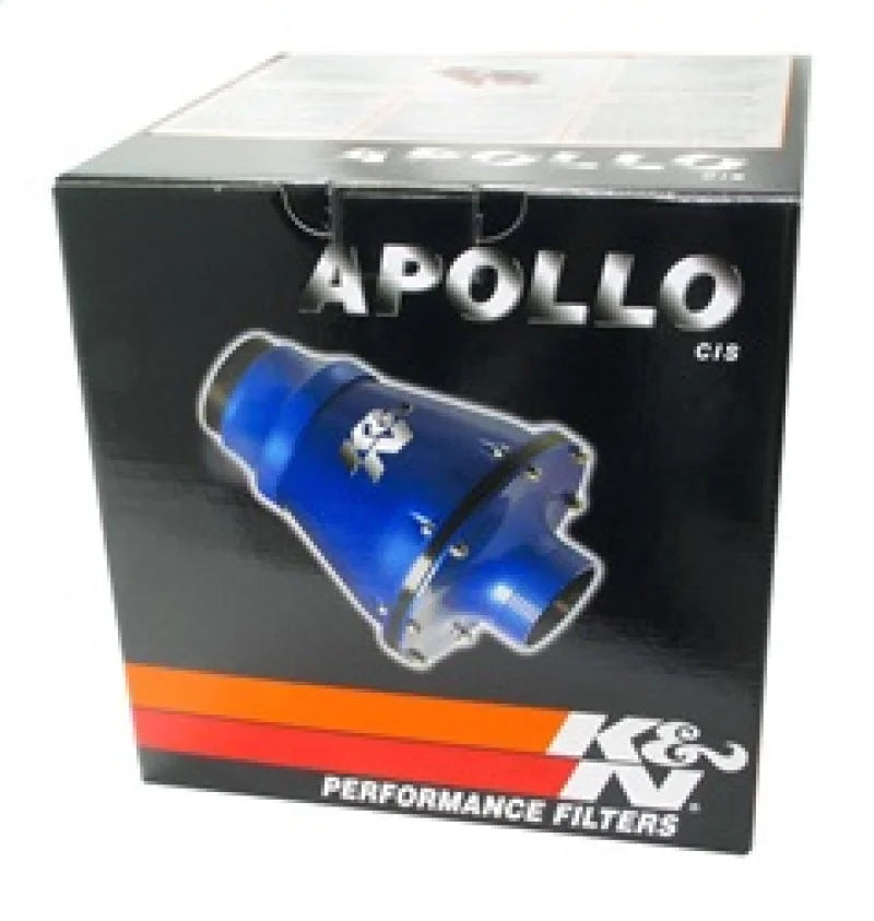 K&N Universal Apollo Black Cold Air Intake - 70mm OD FLG PP - Additional View 6