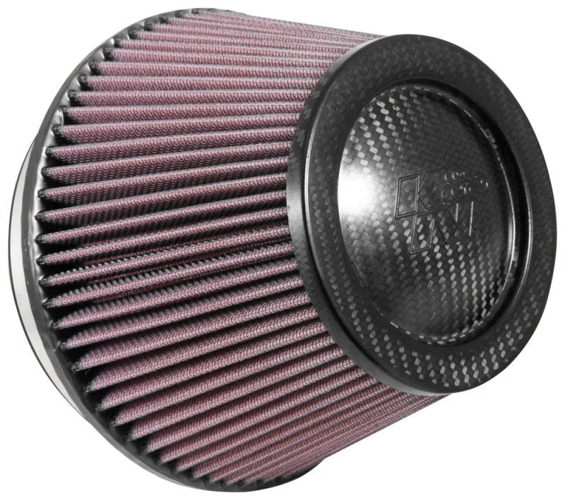 K&N Universal Carbon Fiber Filter 6in Flange / 7-1/2in OD-B / 5-1/8in OD-T / 5in H - Main Product View