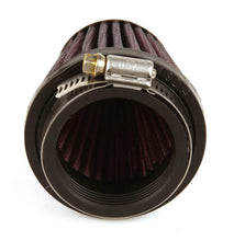 Load image into Gallery viewer, K&amp;N Universal Chrome Filter 1 15/16 inch FLG / 3 inch Base / 2 inch Top / 3 inch Height - Back View