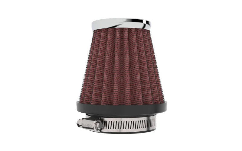 K&N Universal Chrome Filter 1 15/16 inch FLG / 3 inch Base / 2 inch Top / 3 inch Height - Additional View 5