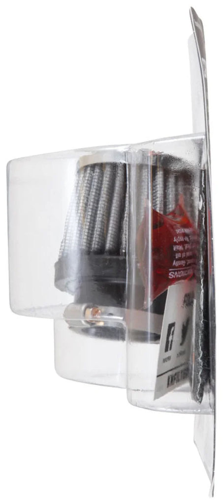 K&N Universal Chrome Filter 1 3/8 inch FLG / 2 1/2 inch Base / 2 inch Top / 2 1/4 inch Height - Installation View
