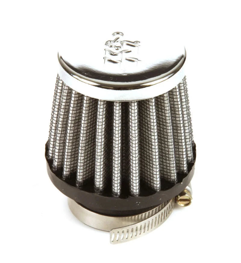 K&N Universal Chrome Filter 1 3/8 inch FLG / 2 1/2 inch Base / 2 inch Top / 2 1/4 inch Height - Additional View 9