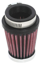 Load image into Gallery viewer, K&amp;N Universal Chrome Filter 1 9/16 inch FLG / 2 5/8 inch Bottom / 2 inch Top / 3 inch Height - Back View