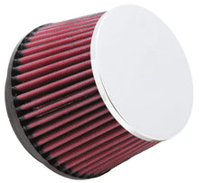 Load image into Gallery viewer, K&amp;N Universal Chrome Filter 100MM Flange ID / 138MM Base OD / 114MM Top OD / 92MM Height - Main Product View