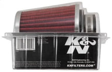 Load image into Gallery viewer, K&amp;N Universal Chrome Filter 2 3/4in FLG / 4 1/2in Bottom / 4 1/2in Height - Installation View