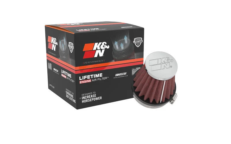 K&N Universal Chrome Filter 2.125 in Flange ID / 3in Base OD / 2in Top OD / 2.75in Height - Additional View 8