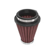 Load image into Gallery viewer, K&amp;N Universal Chrome Filter 2.25 Inch Flange / 3.5 Inch Base / 2 Inch Top / 4 Inch Height - Installation View