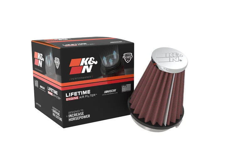 K&N Universal Chrome Filter 2.25 Inch Flange / 3.5 Inch Base / 2 Inch Top / 4 Inch Height - Additional View 13