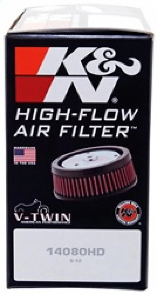 K&N Universal Chrome Filter 2.438in Flange ID x 5.125in OD x 2in H - Installation View