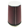 Load image into Gallery viewer, K&amp;N Universal Chrome Filter 3 1/2 inch FLG / 5 1/2 inch Bottom / 4 1/2 inch Top / 8 inch Height - Main Product View