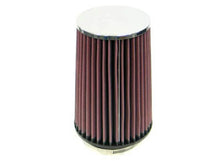 Load image into Gallery viewer, K&amp;N Universal Chrome Filter 3 1/2 inch FLG / 5 1/2 inch Bottom / 4 1/2 inch Top / 8 inch Height - Main Product View