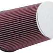 Load image into Gallery viewer, K&amp;N Universal Chrome Filter 3 1/2 inch ID FLG / 6 inch Bottom / 4 1/2 inch CR / 9 inch Length - Main Product View