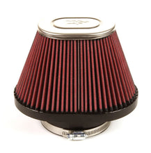Load image into Gallery viewer, K&amp;N Universal Chrome Filter-Oval Tapered 4in Flg ID x 5.375in Base O/S W x 3.313in Top O/S W - Additional View 5