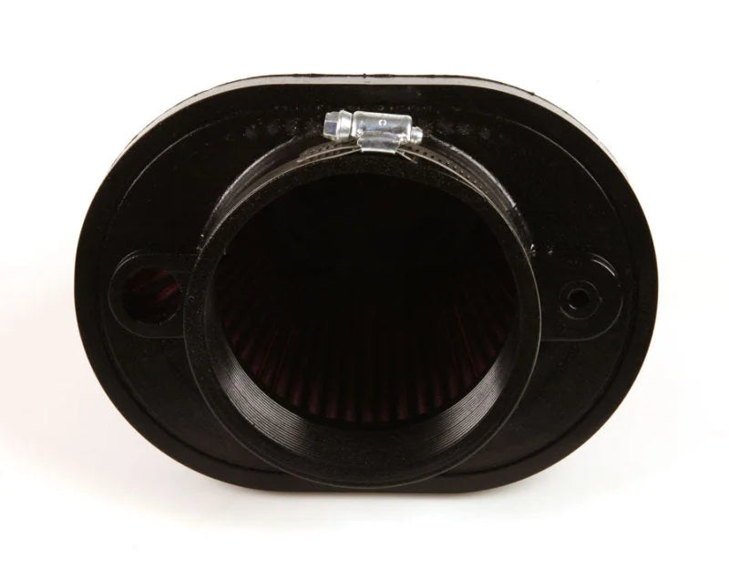 K&N Universal Chrome Filter-Oval Tapered 4in Flg ID x 5.375in Base O/S W x 3.313in Top O/S W - Additional View 7