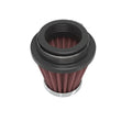 Load image into Gallery viewer, K&amp;N Universal Chrome Filter-Round Tapered-1.688in Flange ID x 2in Top OD x 3in Base OD x 2.75in H - Back View