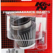 Load image into Gallery viewer, K&amp;N Universal Chrome Filter - Round Tapered - 3in Base OD x 2in Top OD x 2.375in H - Side View