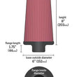 Load image into Gallery viewer, K&amp;N Universal Chrome Round Tapered Air Filter 3in FlangeID / 6in Base OD / 4.5in Top OD / 8in Height - Additional View 6