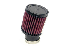 Load image into Gallery viewer, K&amp;N Universal Clamp-On Air Filter 1-15/16in 20 DEG FLG x 3-1/2in OD x 4in H - Main Product View