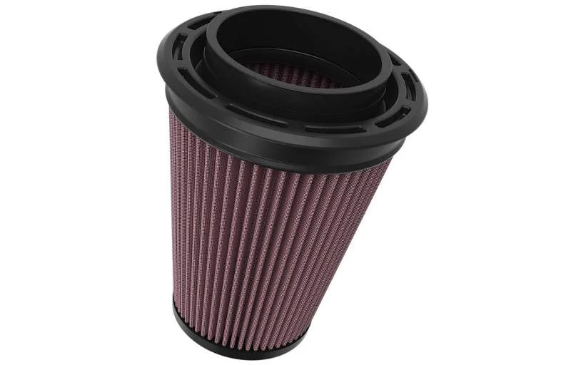 K&N Universal Clamp-On Air Filter - Side View