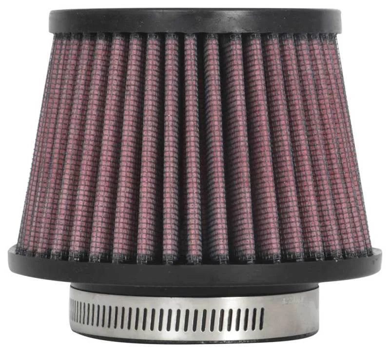 K&N Universal Clamp-On Air Filter 2-1/2in FLG / 4-1/2in B / 3-1/2in T / 3-3/16in H - Back View