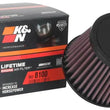Load image into Gallery viewer, K&amp;N Universal Clamp-On Air Filter 2-1/2in FLG / 4-1/2in B / 3-1/2in T / 3-3/16in H - Installation View