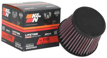 Load image into Gallery viewer, K&amp;N Universal Clamp-On Air Filter 2-1/2in FLG / 4-1/2in B / 3-1/2in T / 3-3/16in H - Installation View
