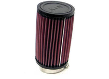 Load image into Gallery viewer, K&amp;N Universal Clamp-On Air Filter - 2 1/4in 10 DEG FLG 3 1/2in OD 6in H - Main Product View