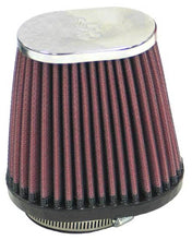 Load image into Gallery viewer, K&amp;N Universal Clamp-On Air Filter / 2-1/8in O/S - Side View