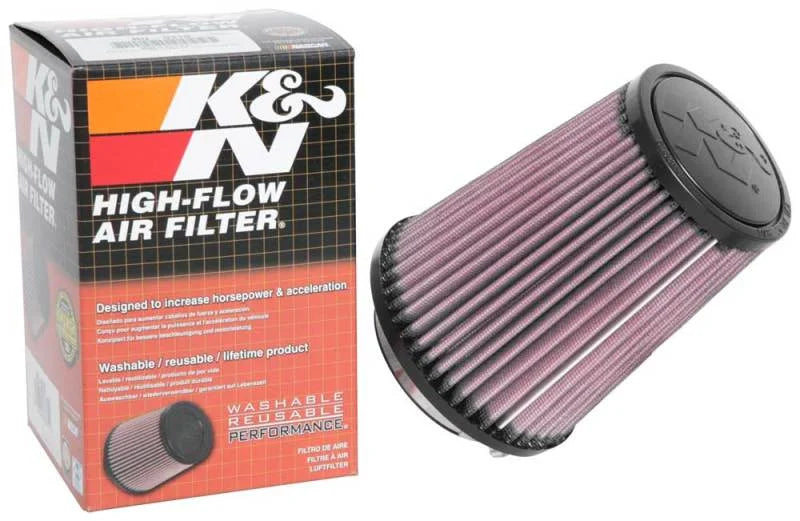 K&N Universal Clamp-On Air Filter 2-3/4in FLG / 4-3/4in B / 3-1/2in T / 5-7/8in H - Additional View 10