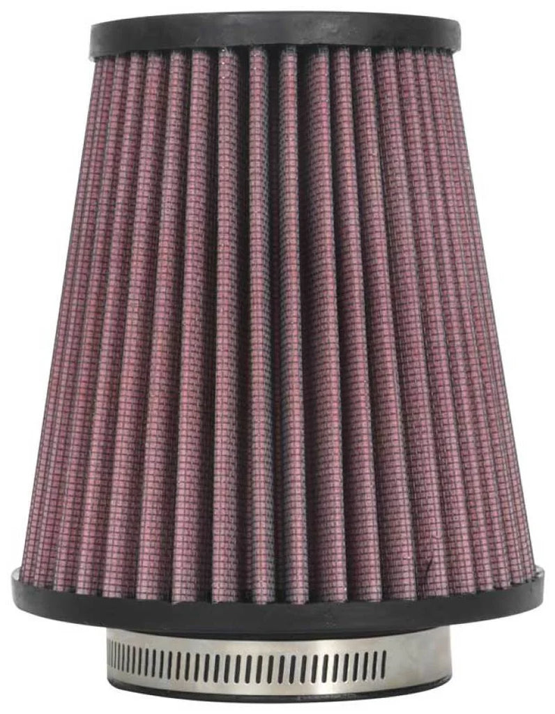 K&N Universal Clamp-On Air Filter 2-3/4in FLG / 5-1/16in B / 3-1/2in T / 5-1/2in H - Back View