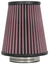 Load image into Gallery viewer, K&amp;N Universal Clamp-On Air Filter 2-3/4in FLG / 5-1/16in B / 3-1/2in T / 5-1/2in H - Back View