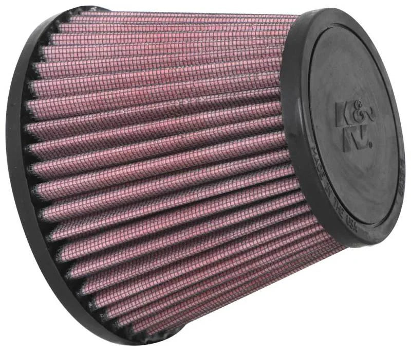 K&N Universal Clamp-On Air Filter 2-3/8in. FLG / 5-3/16in. B / 3-1/2in. T X 4-11/32in. H - Back View